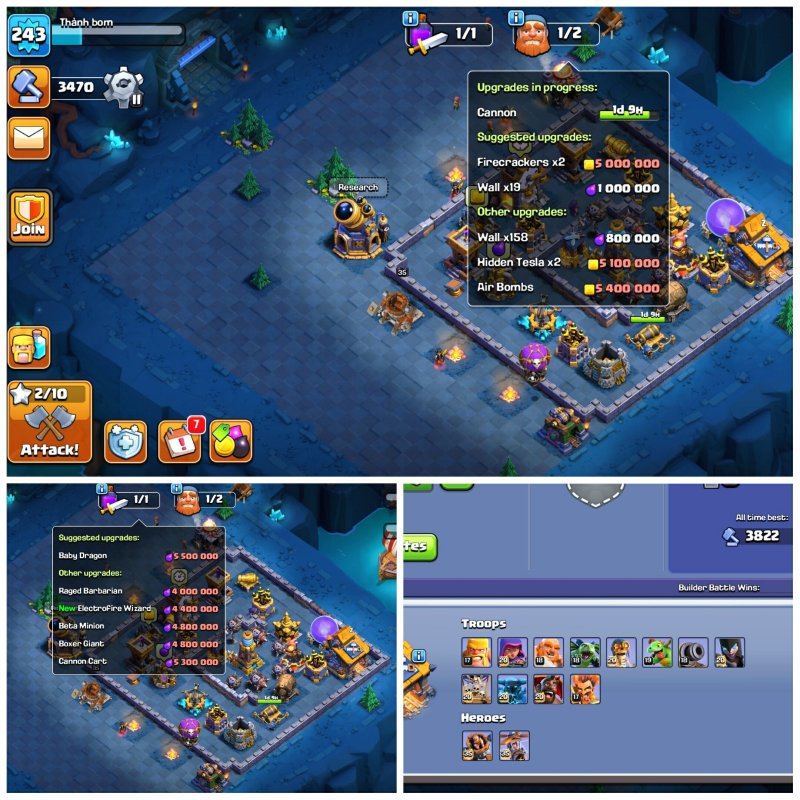 🏰 Clash of Clans акаунт | Ратуша 16 рівень | Рівень 95