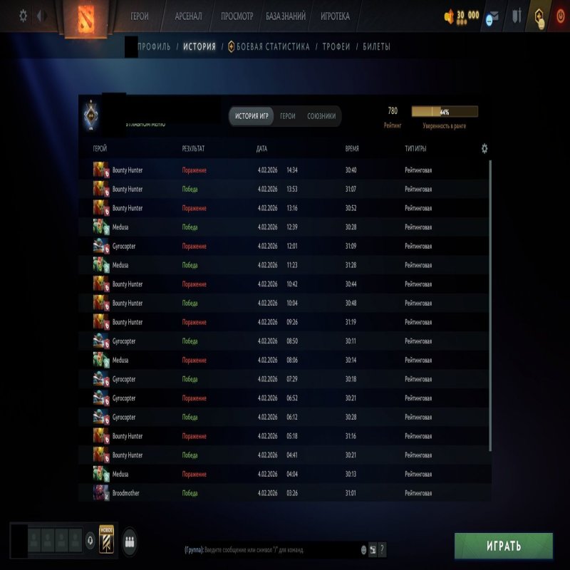 🏅 MMR 780 | 🕒 141 hours | 🛡 11475