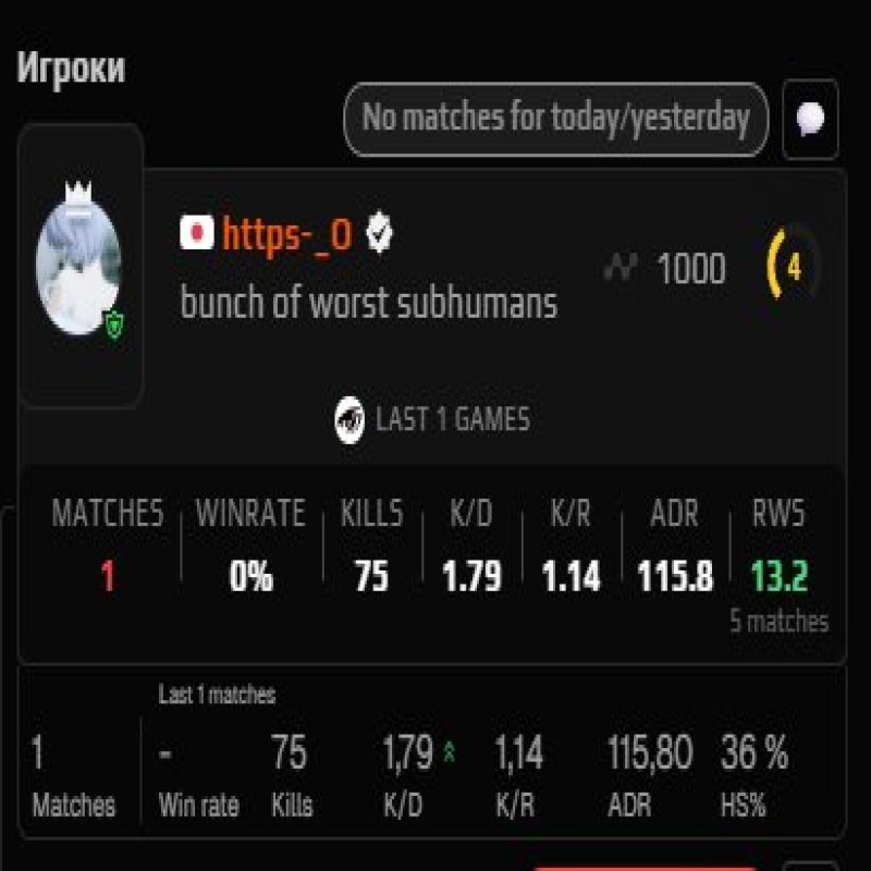 🎯 FACEIT LVL 3 | 🕒 75 час | Готов к рейтинговым матчам!