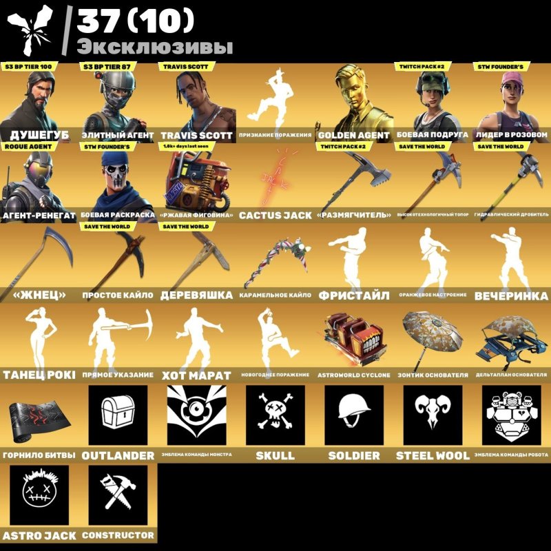 🎨 208 скінів | 🌟 Fortnite акаунт