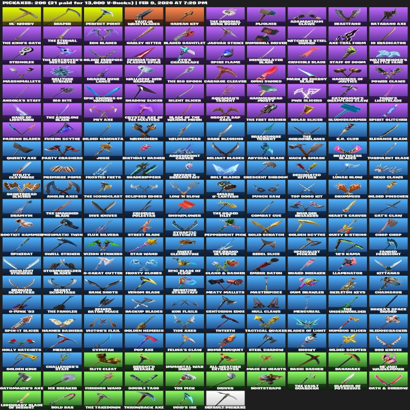 🎨 205 skins | 🌟 Fortnite account