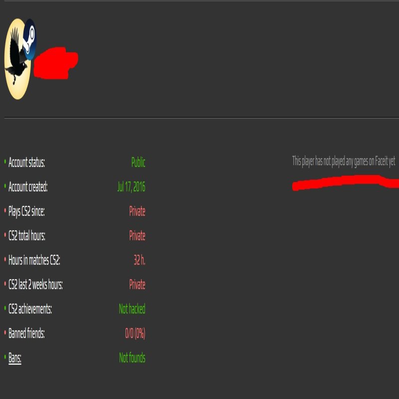 🔥 CS2 Prime | 🎯 Faceit LVL 5 | 🕒 38 hours — Ready for Competitive Matches!