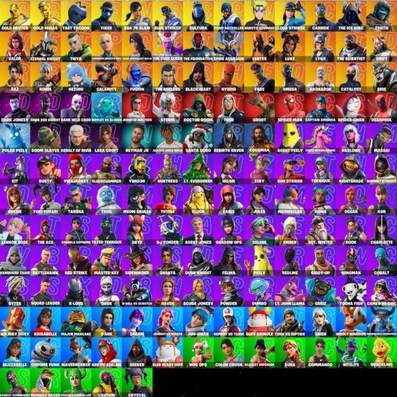 🎨 163 skins | 🌟 Fortnite account