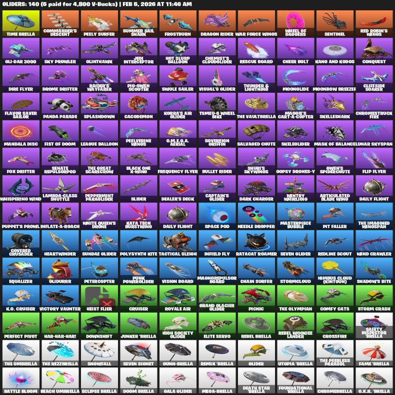 🎨 126 skins | 🌟 Fortnite account