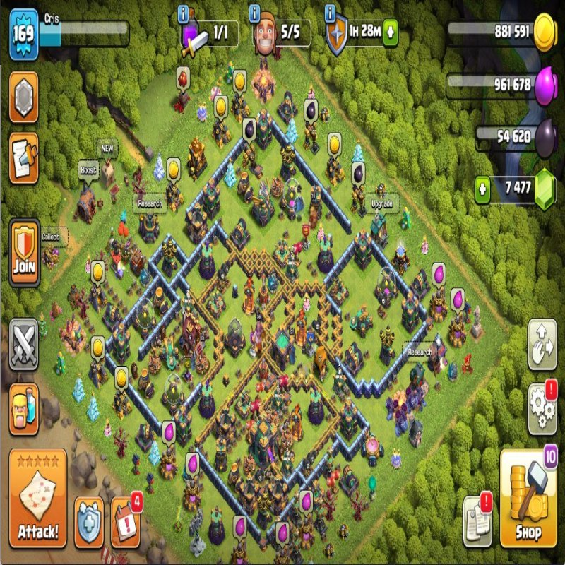 🏰 Clash of Clans акаунт | Ратуша 14 | Рівень 169