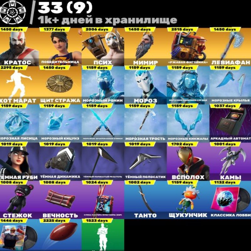 🎨 179 skins | 🌟 Fortnite account