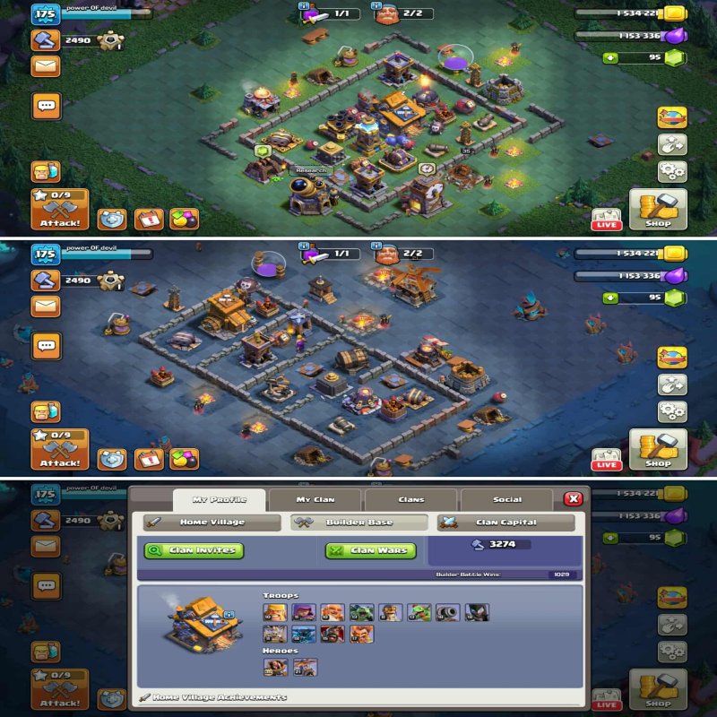 🏰 Clash of Clans акаунт | Ратуша 17 рівень | Рівень 100