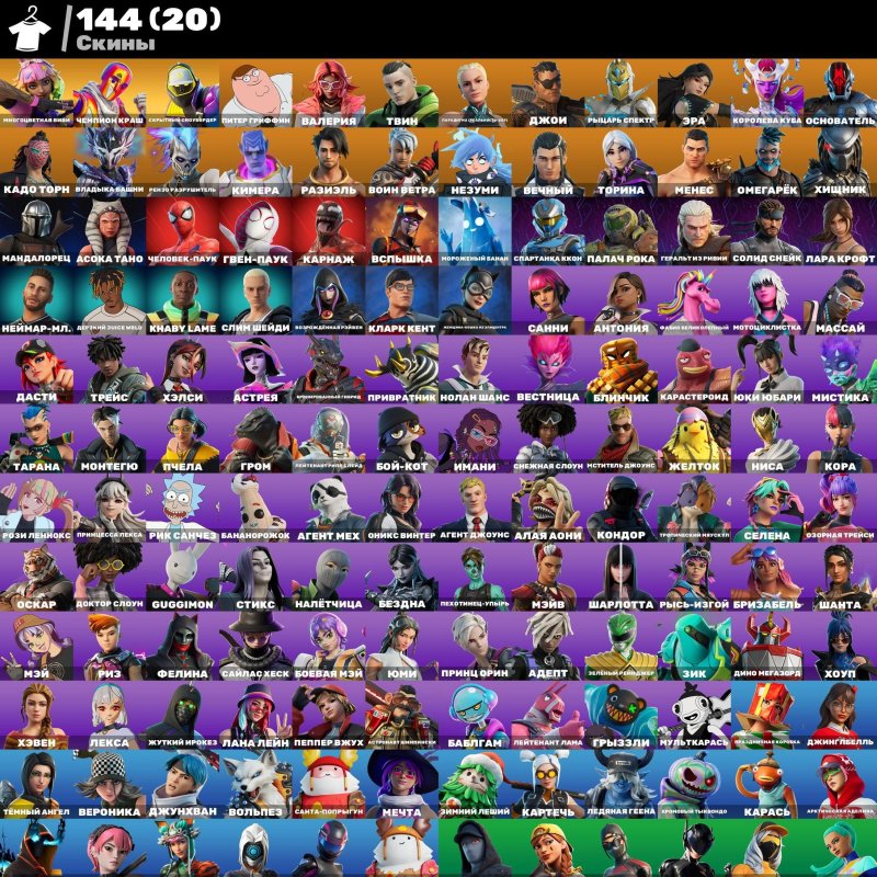 🎨 145 skins | 🌟 Fortnite account