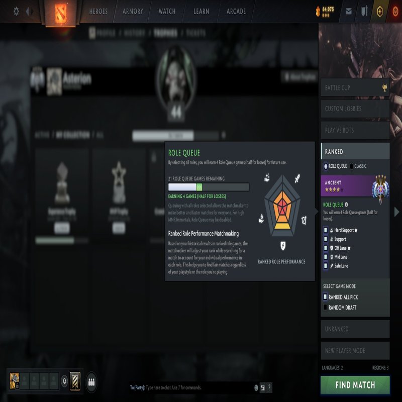 🏅 MMR 4520 | 🕒 1689 часов | 🛡 7755