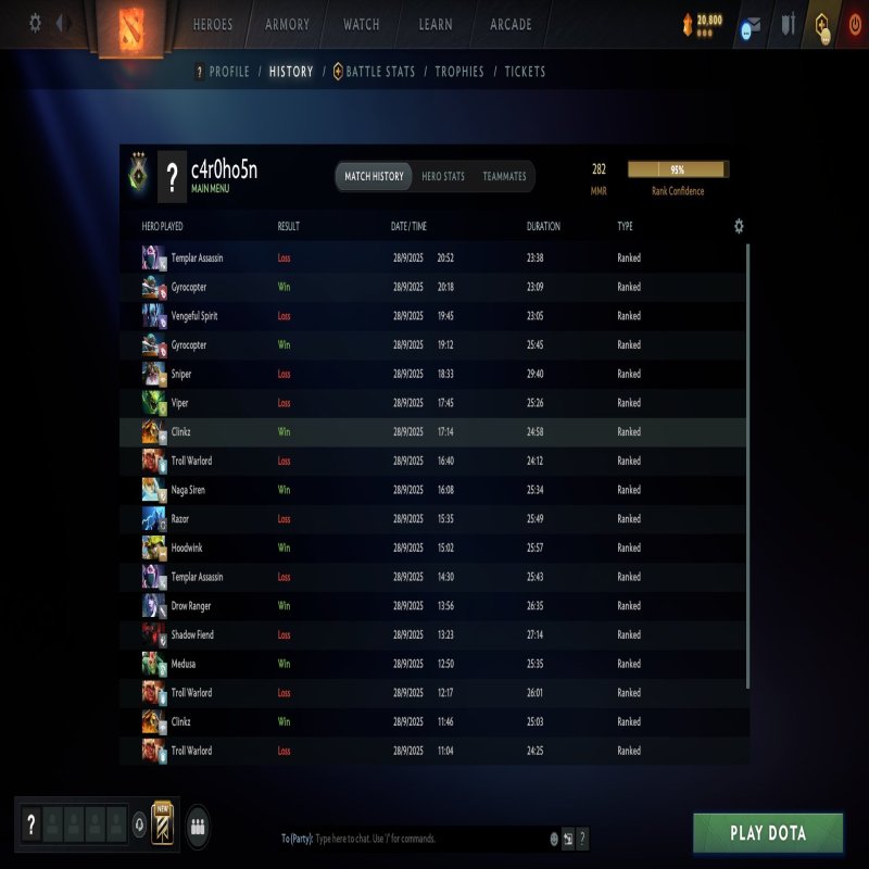 🏅 MMR 350 | 🕒 200 hours | 🛡 10000