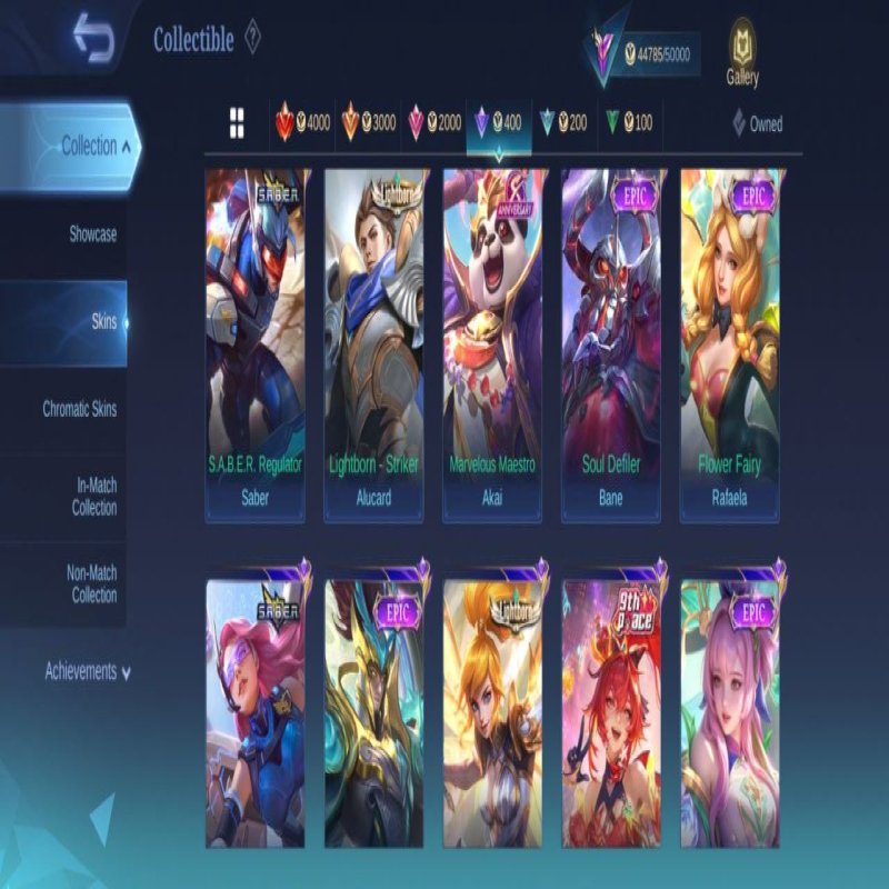 🎮 Mobile Legends акаунт | Міфічний | 107 героїв | 201 облич