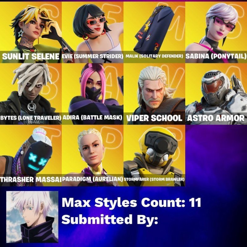 🎨 60 скінів | 🌟 Fortnite акаунт