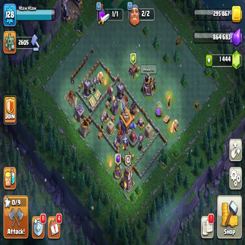 🏰 Clash of Clans account | Town Hall 13 | Level 128
