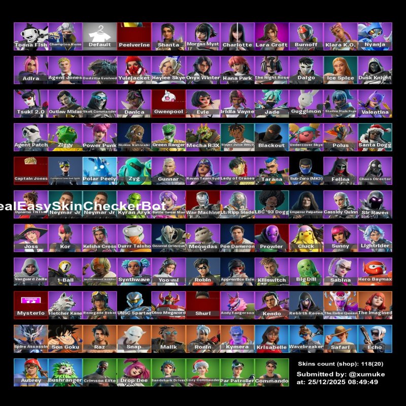 🎨 123 скінів | 🌟 Fortnite акаунт