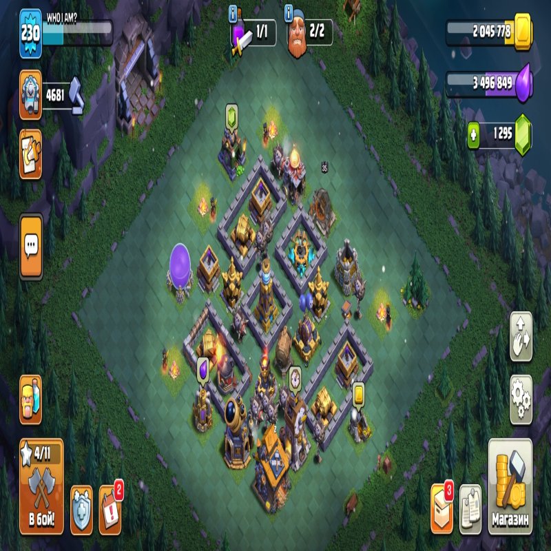 🏰 Clash of Clans акаунт | Ратуша 17 рівня | Рівень 100