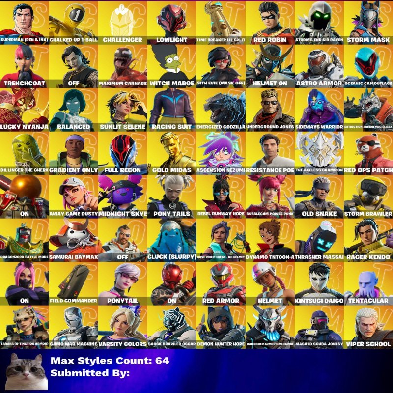 🎨 176 скінів | 🌟 Fortnite акаунт