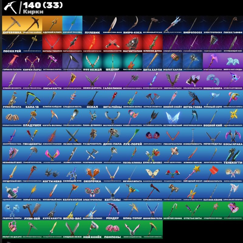 🎨 140 скінів | 🌟 Fortnite акаунт