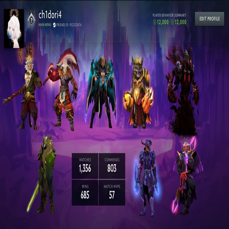 🏅 MMR 1800 | 🕒 1083 hours | 🛡 12000