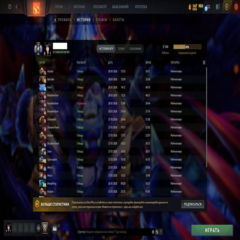 🏅 MMR 5144 | 🕒 1805 hours | 🛡 10377