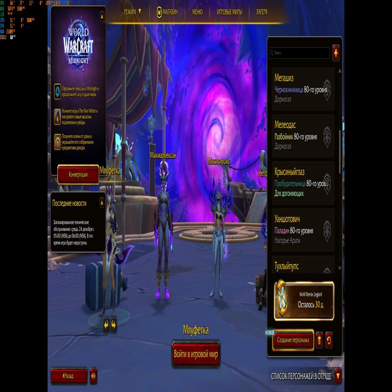 🎮 WoW акаунт | 80 рівень | Альянс | Howling Fjord