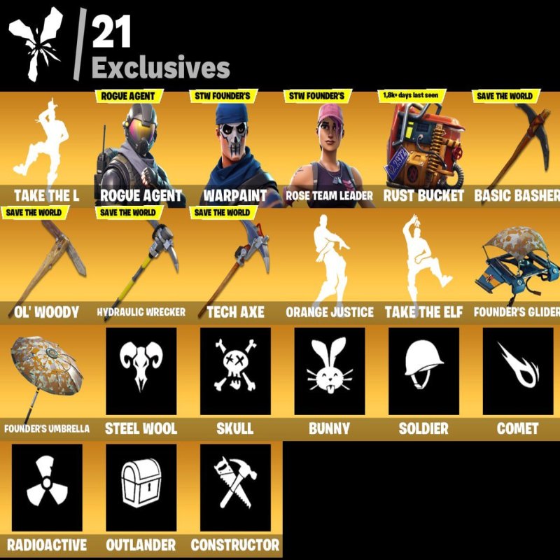 🎨 20 скінів | 🌟 Fortnite акаунт