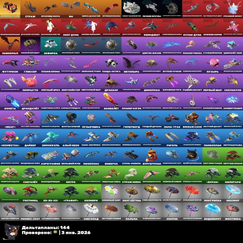 🎨 207 скінів | 🌟 Fortnite акаунт