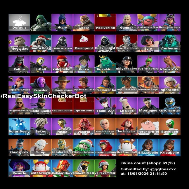 🎨 63 skins | 🌟 Fortnite account