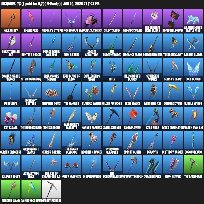 🎨 53 скінів | 🌟 Fortnite акаунт