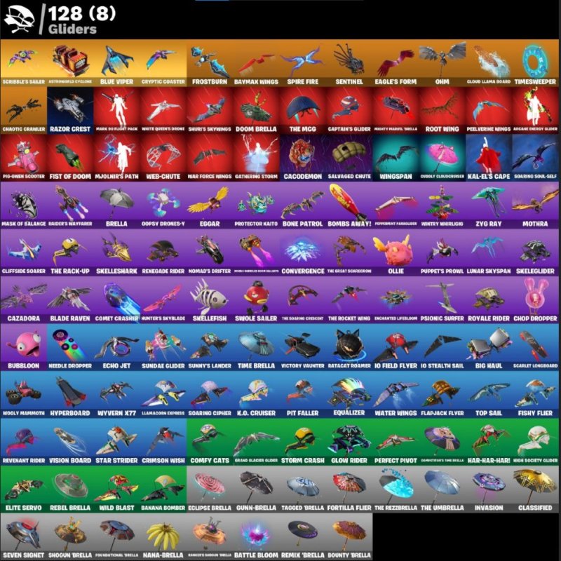 🎨 134 skins | 🌟 Fortnite account