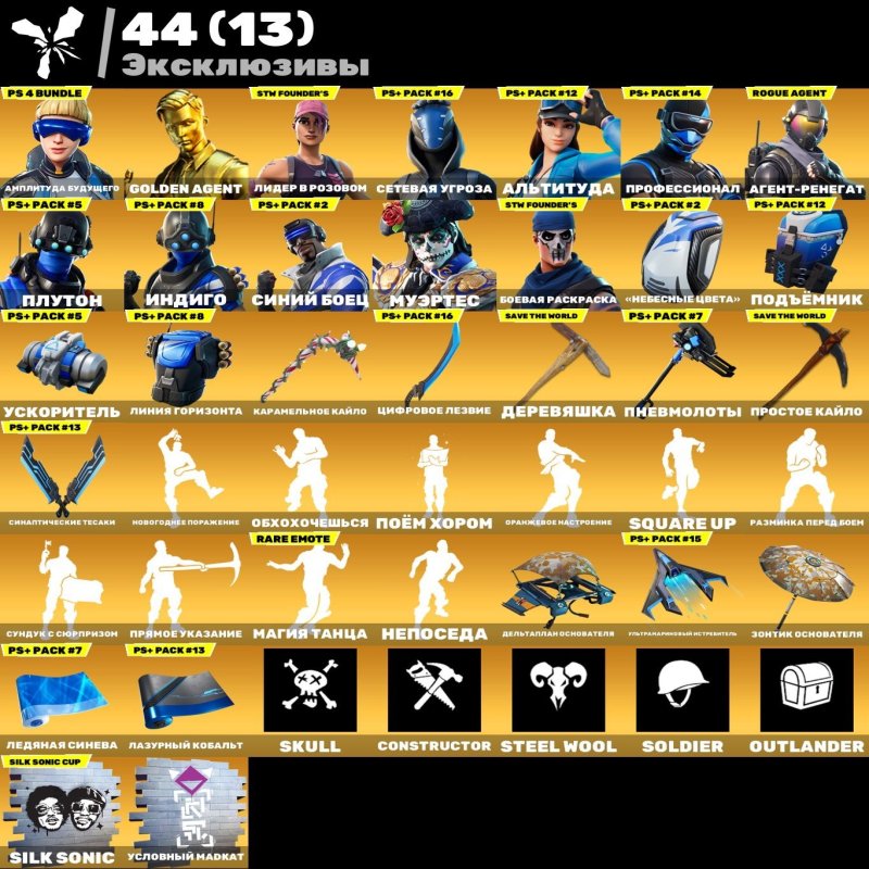 🎨 148 skins | 🌟 Fortnite account