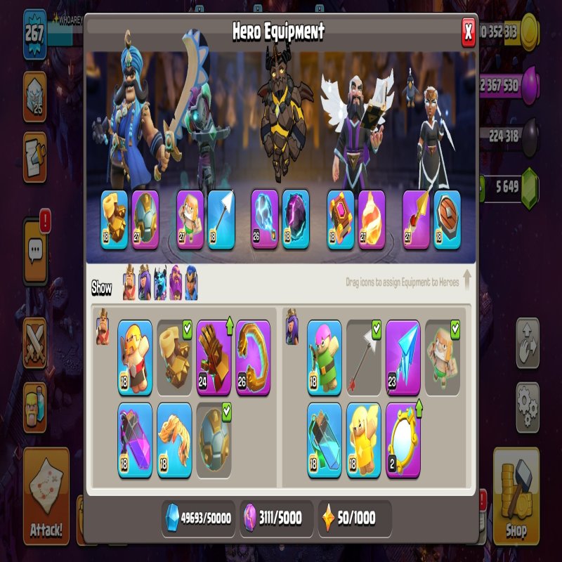 🏰 Clash of Clans акаунт | Ратуша 17 | Рівень 300