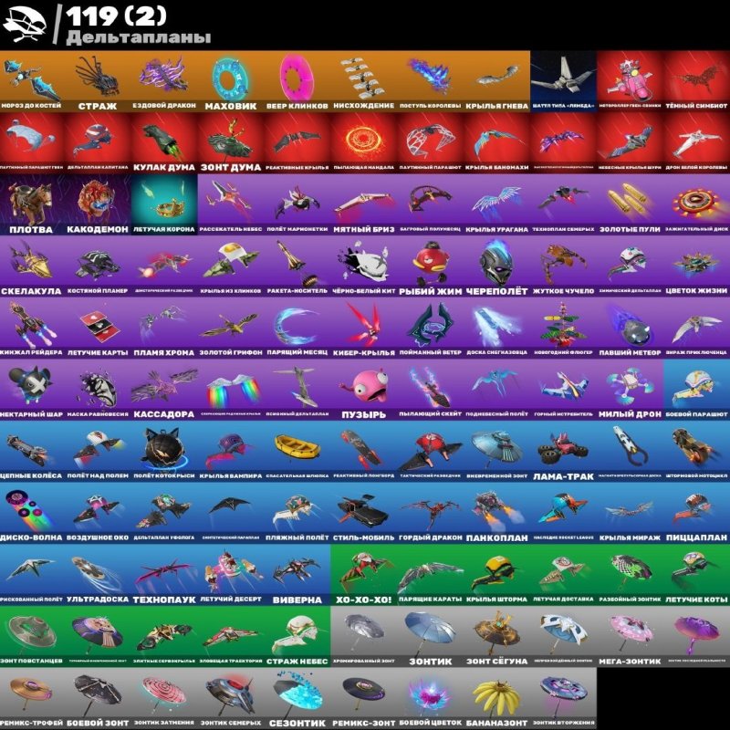 🎨 124 скінів | 🌟 Fortnite акаунт