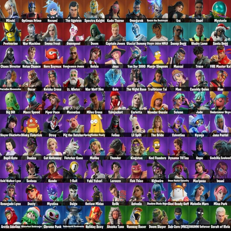 🎨 110 скінів | 🌟 Fortnite акаунт