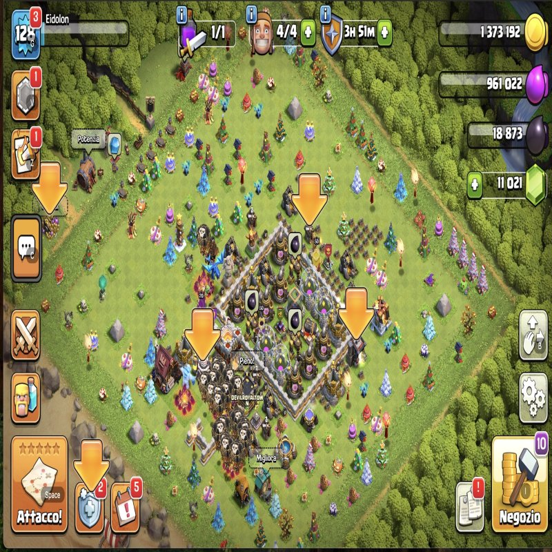 🏰 Clash of Clans акаунт | 11 ратуша | Рівень 1