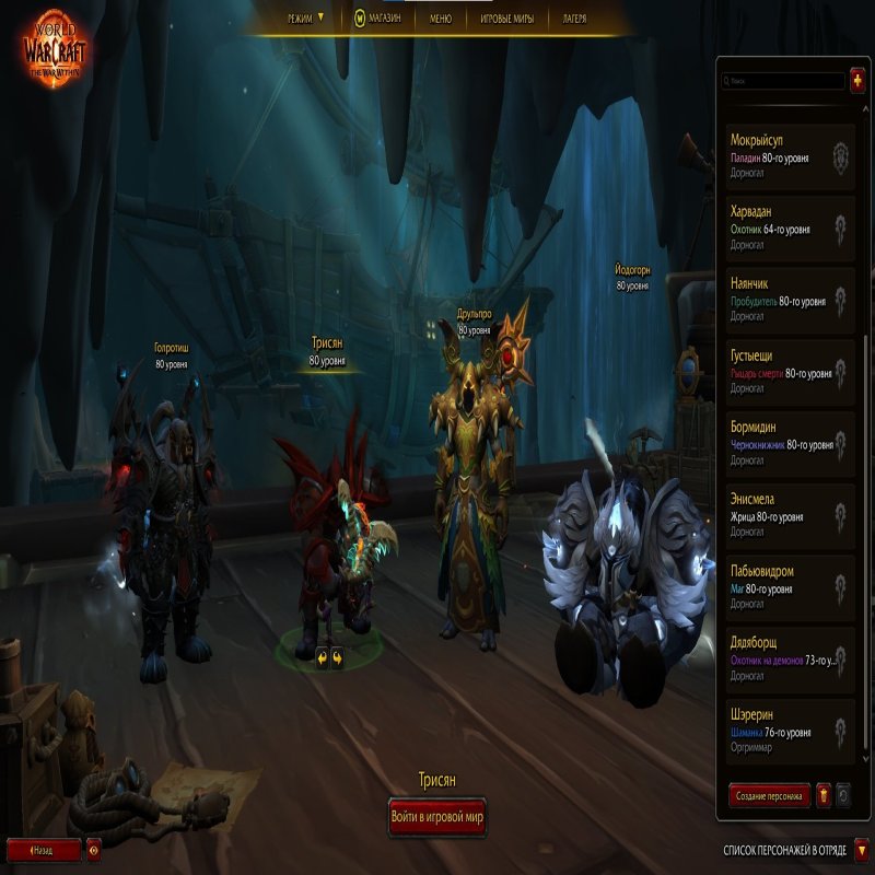 🎮 WoW акаунт | 80 рівень | Орда | Какущий фьорд