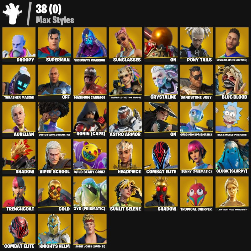 🎨 136 скінів | 🌟 Fortnite акаунт