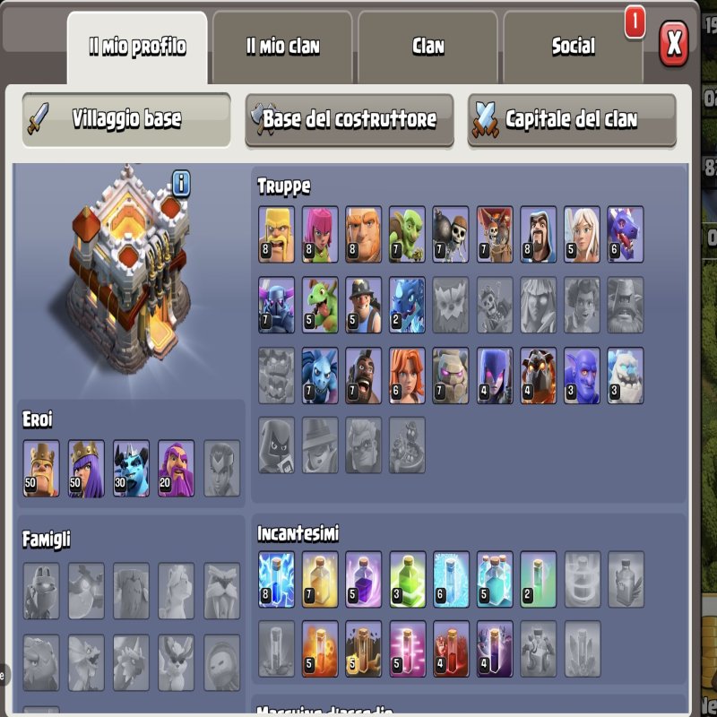 🏰 Clash of Clans акаунт | 11 ратуша | Рівень 1