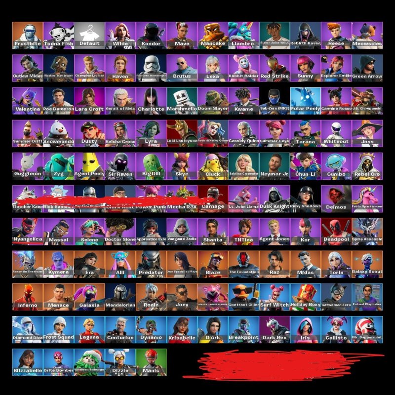 🎨 126 скінів | 🌟 Fortnite акаунт