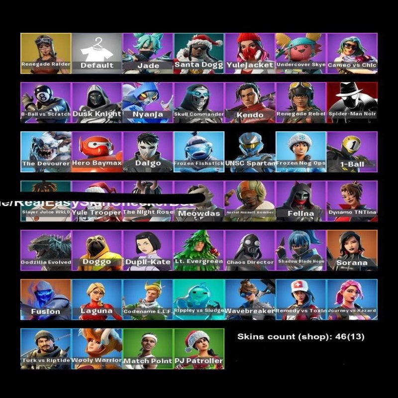 🎨 59 skins | 🌟 Fortnite account