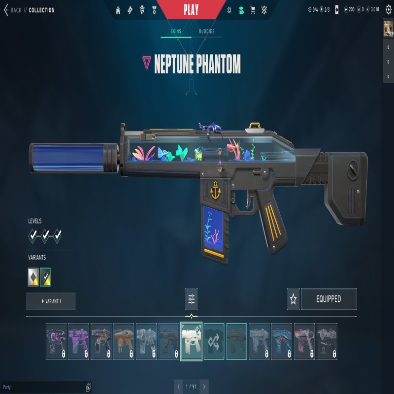 ● 11 скінів | 3 агенти | Сервер EU