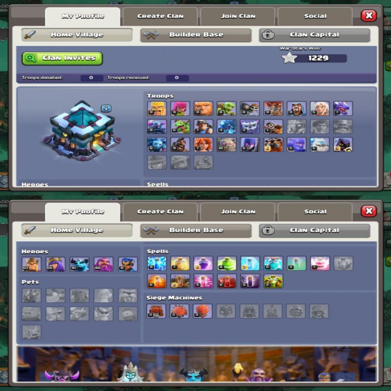 🏰 Clash of Clans акаунт | Ратуша 13 рівень | Рівень 0