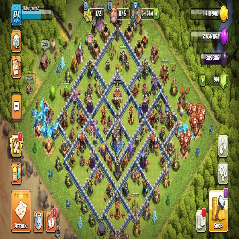 🏰 Clash of Clans акаунт | Ратуша 18 рівень | Рівень 50