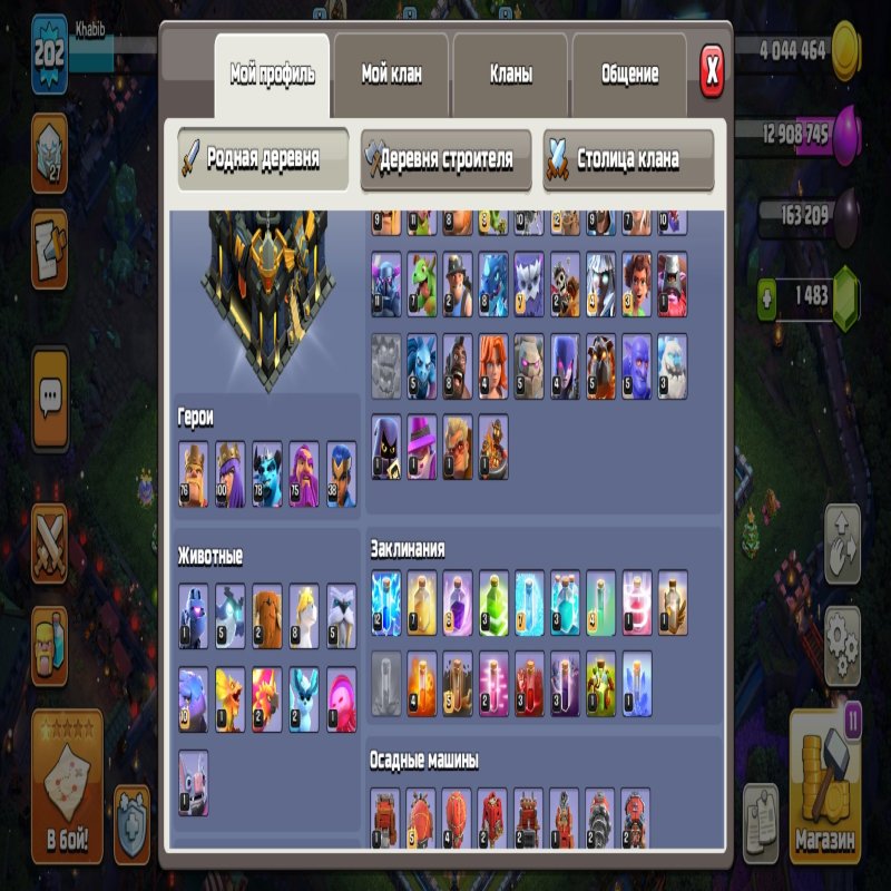 🏰 Clash of Clans акаунт | Ратуша 17 рату́ша | Рівень 202