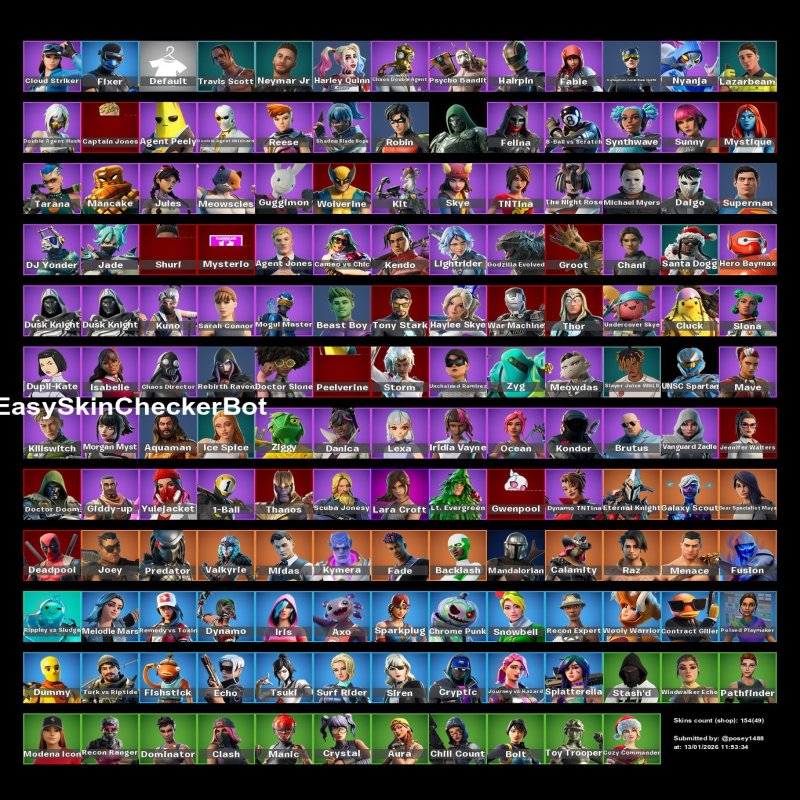 🎨 170 скінів | 🌟 Fortnite акаунт