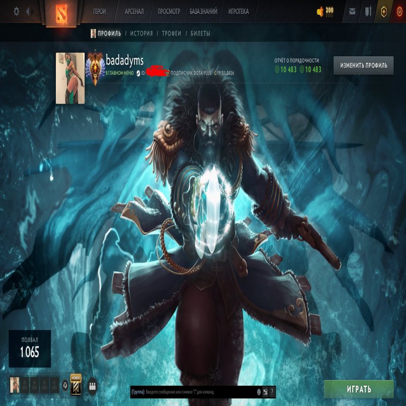 🏅 MMR 11000 | 🕒 300 годин | 🛡 10500