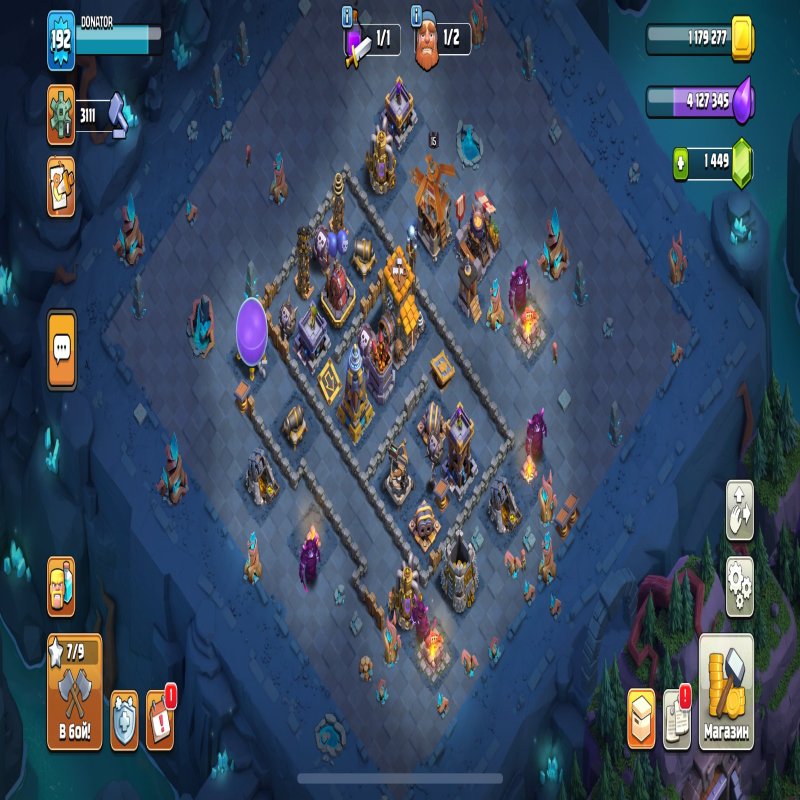 🏰 Clash of Clans акаунт | 16 ратуша | 192 рівень