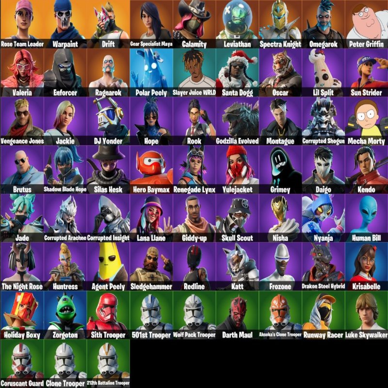 🎨 66 skins | 🌟 Fortnite account