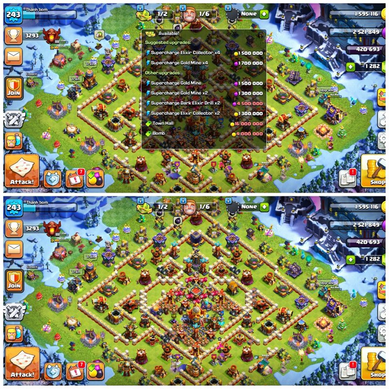 🏰 Clash of Clans акаунт | Ратуша 16 рівень | Рівень 95