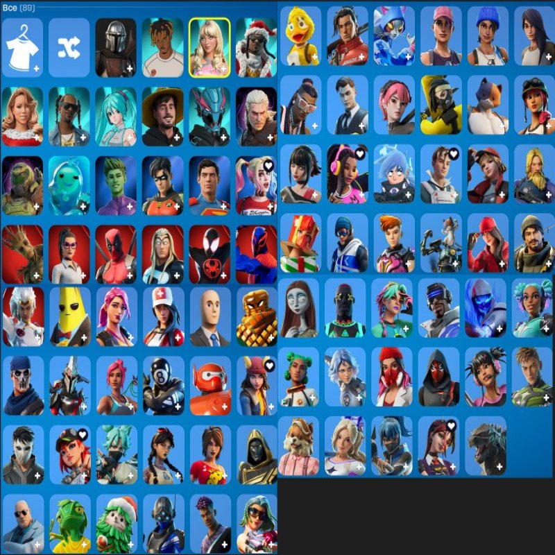 🎨 89 skins | 🌟 Fortnite account
