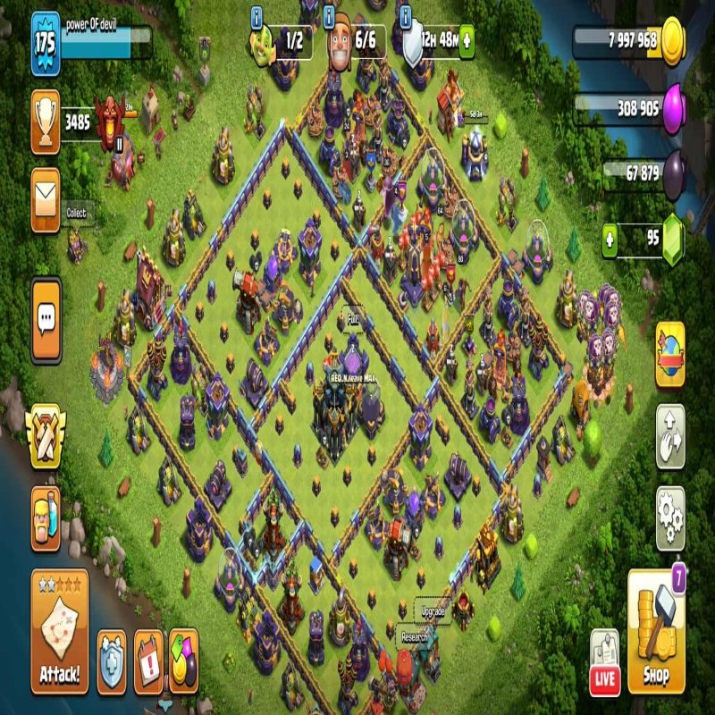 🏰 Clash of Clans акаунт | Ратуша 17 рівень | Рівень 100